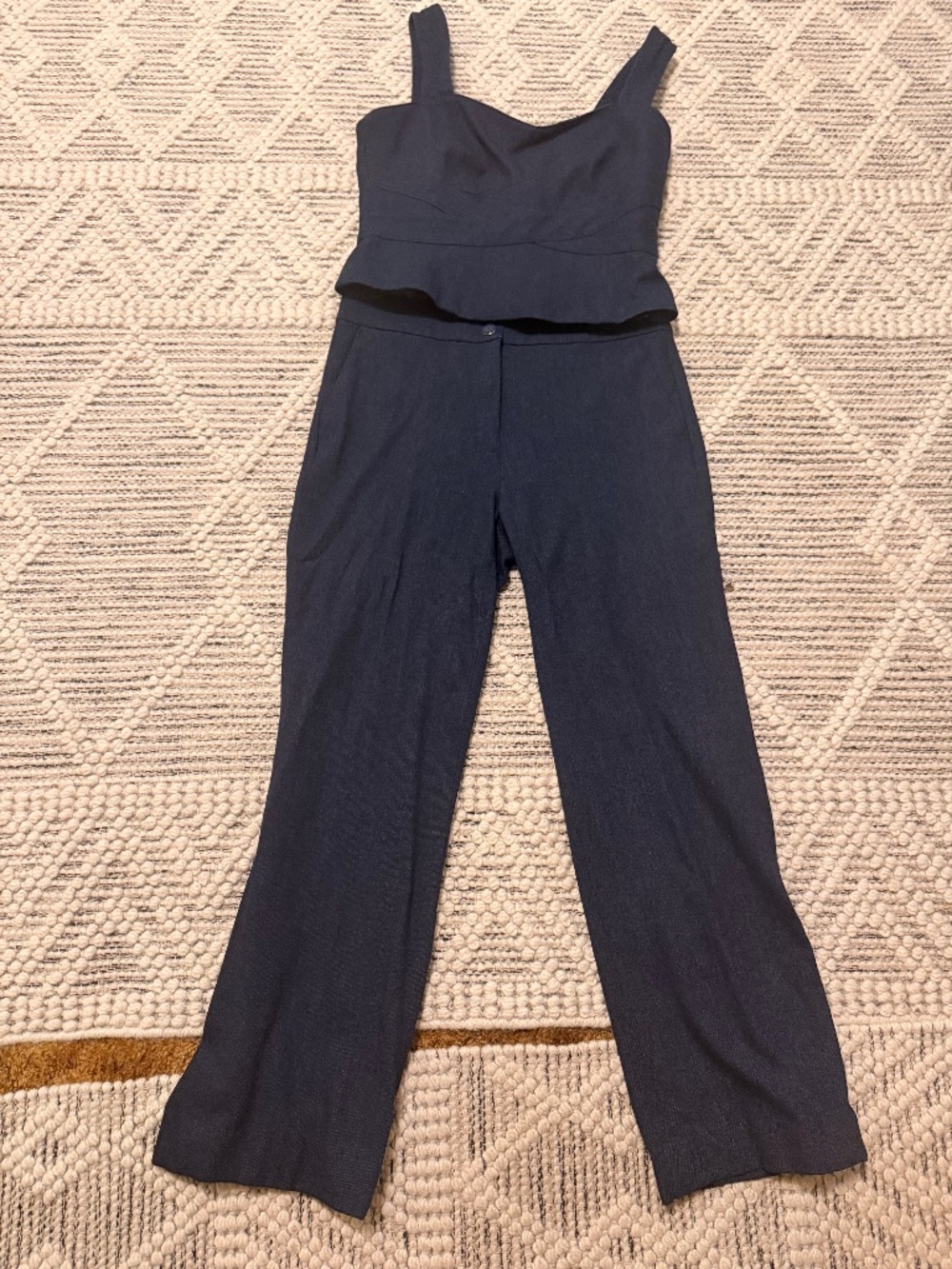 WHBM denim suit